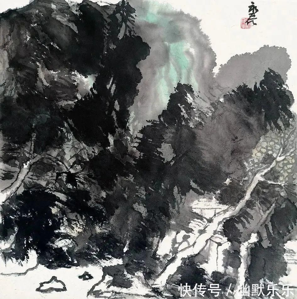 山水画！绘画如果能加入性情，那作品就会感染人