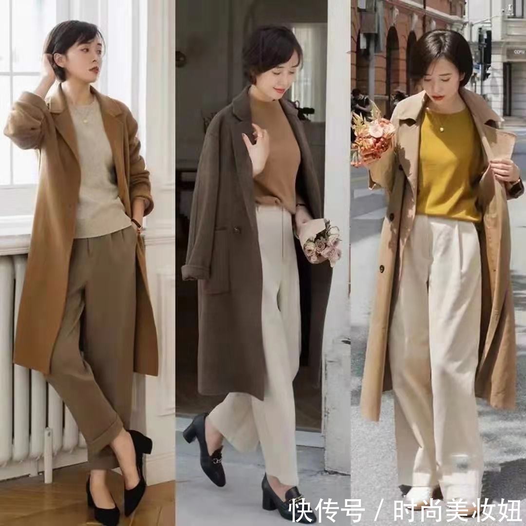 纯色|秋冬万能的毛衣搭配公式,简单易学,40岁轻松穿出优雅高级感