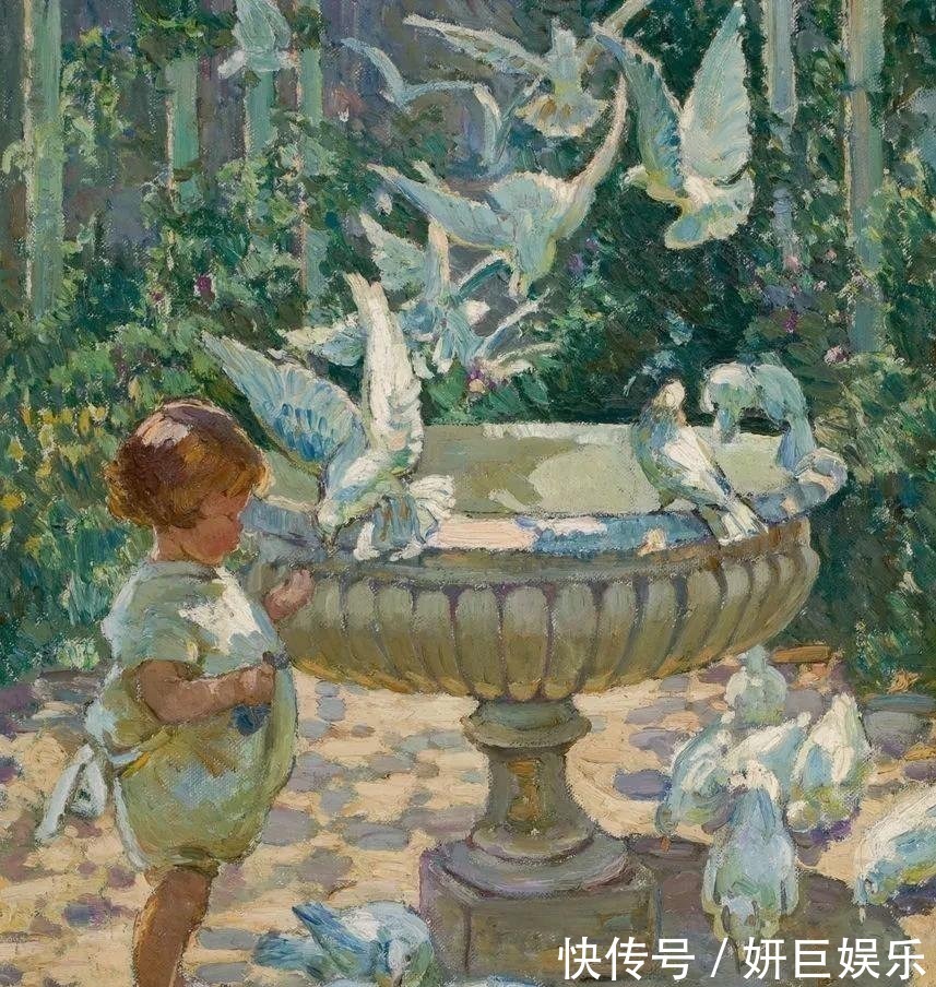 会员！20世纪英国最伟大的女画家之一多萝西娅·夏普油画作品欣赏