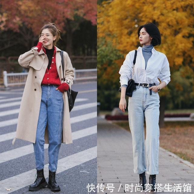 时髦|九分裤+短靴=2022春天王炸组合,这么穿时髦显瘦又保暖,你买了吗