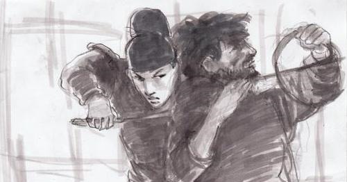 徐老怪&这些导演的分镜手稿,堪比艺术画作!文末周星驰小学生画作太魔性