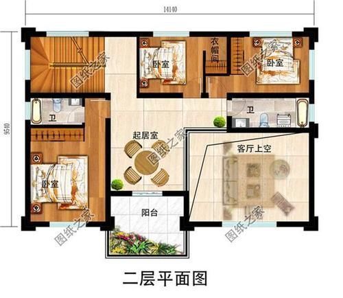 卧室|农村三层最简单小楼房设计图，好看又时尚，这样的房子你从哪儿找