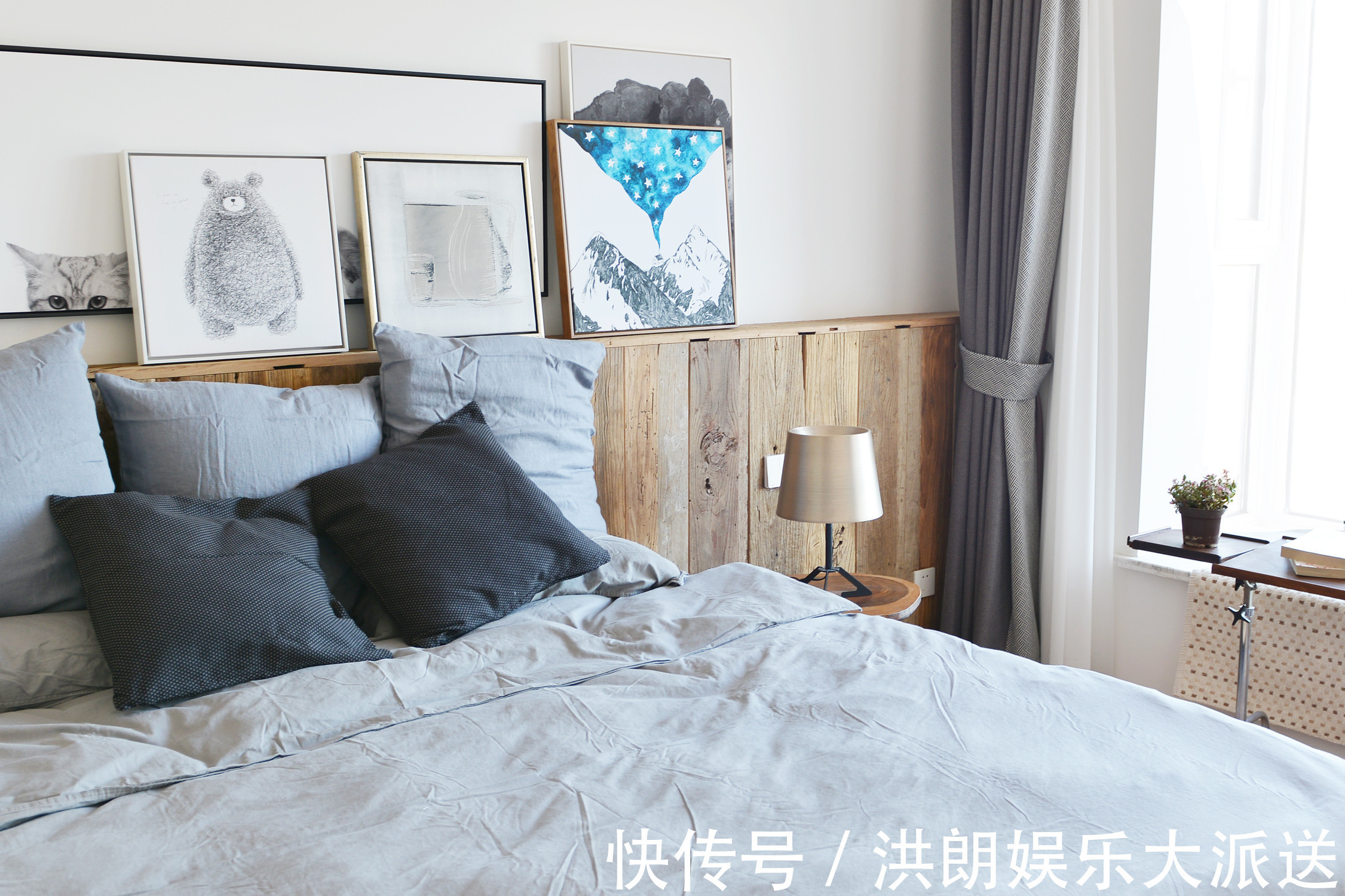 布艺|120平北欧风，简约布艺，木质为主的家具，仓古门的个性，自然美