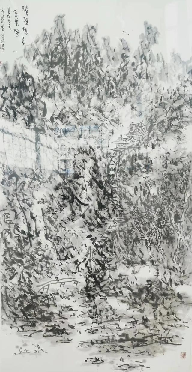 百度百家$梦笔新安——江海滨书画展