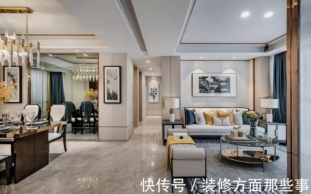 新中式|这个140平新中式,奢华又雅致!