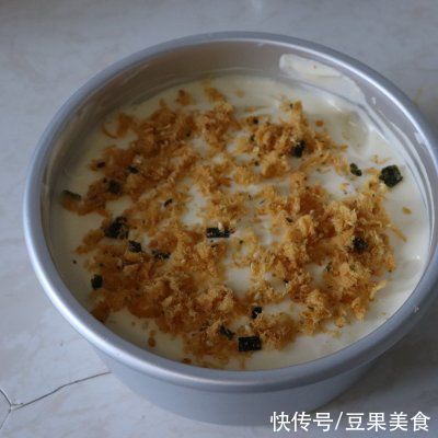 咸香美味的肉松戚风蛋糕，超松软