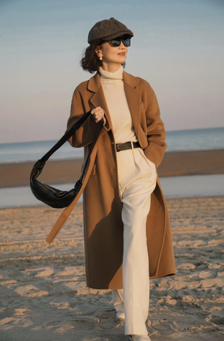 打扮 这才是中年女人该有的打扮,三木妈妈的“大衣”搭配,美过同龄人