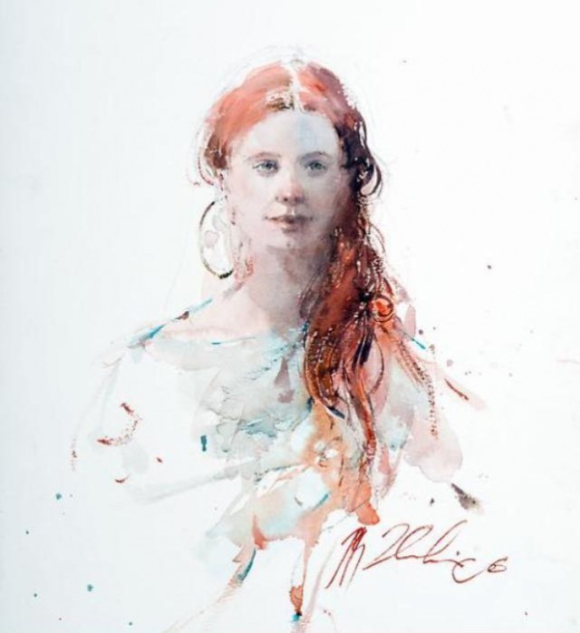 艺术家@雾里看花,澳大利亚水彩艺术家科维奇的作品,很是美!