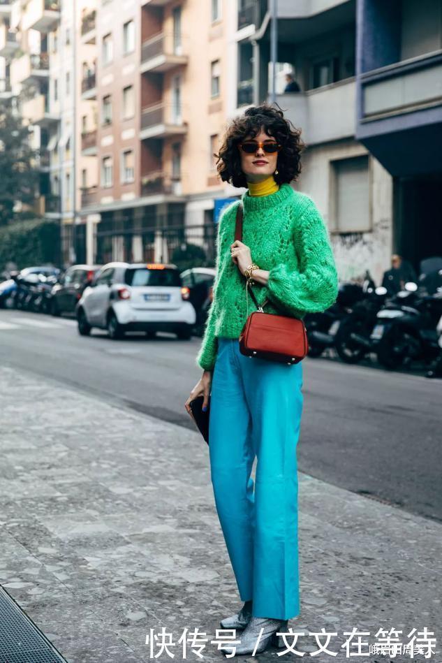 过时|卫衣早过时了,今年流行“奶奶衫+衬衫”一起穿,保暖显瘦又洋气