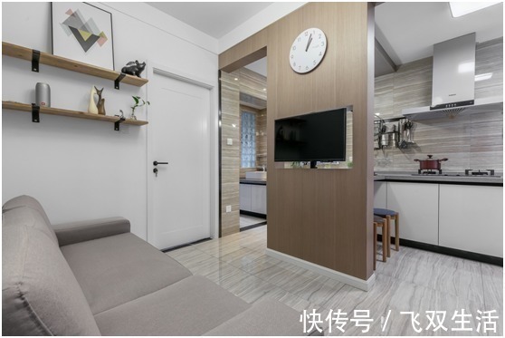 吧台|谁说小户型的人生憋屈?6大装修绝招,让50平迷你小户型照样通透