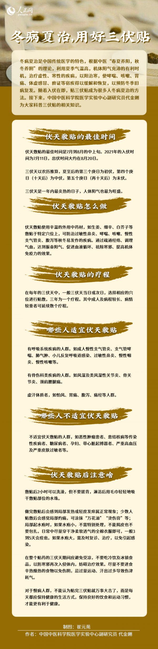 冬病夏治|冬病夏治正当时，中医教你用好三伏贴