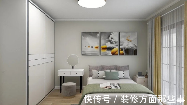 餐厅|90平现代风二居室,餐厅温馨,女儿房设计童趣十足