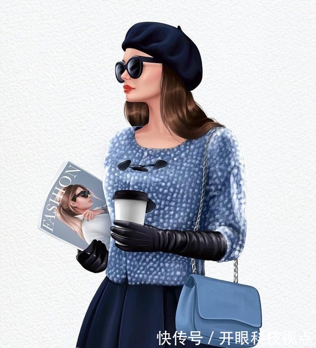 时尚|时光收集者的时装板绘,画出来的时尚风格录!