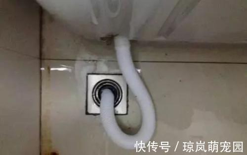 排水管|洗衣机排水管真不该直插地漏,差点把洗衣机毁了,后悔发现晚了