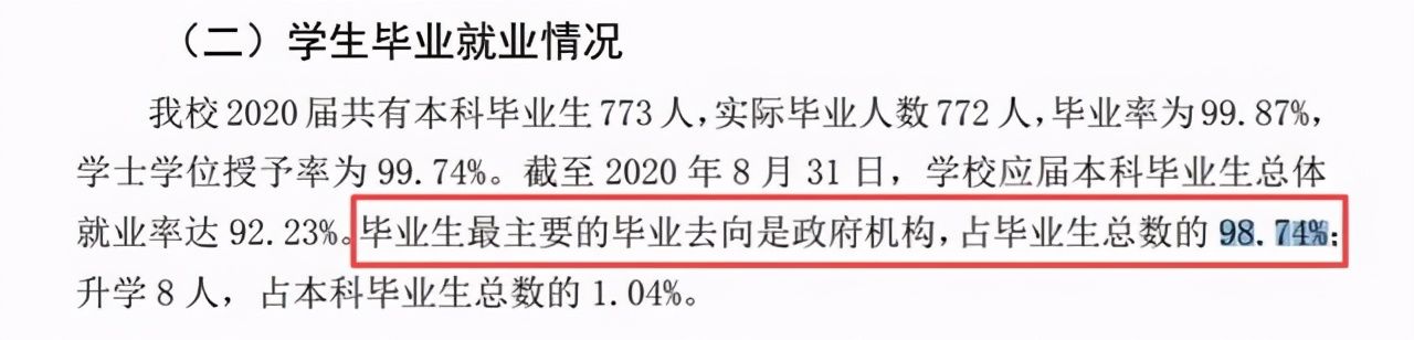 河南很低调的二本：毕业生98.74%去政府当公务员，羡慕