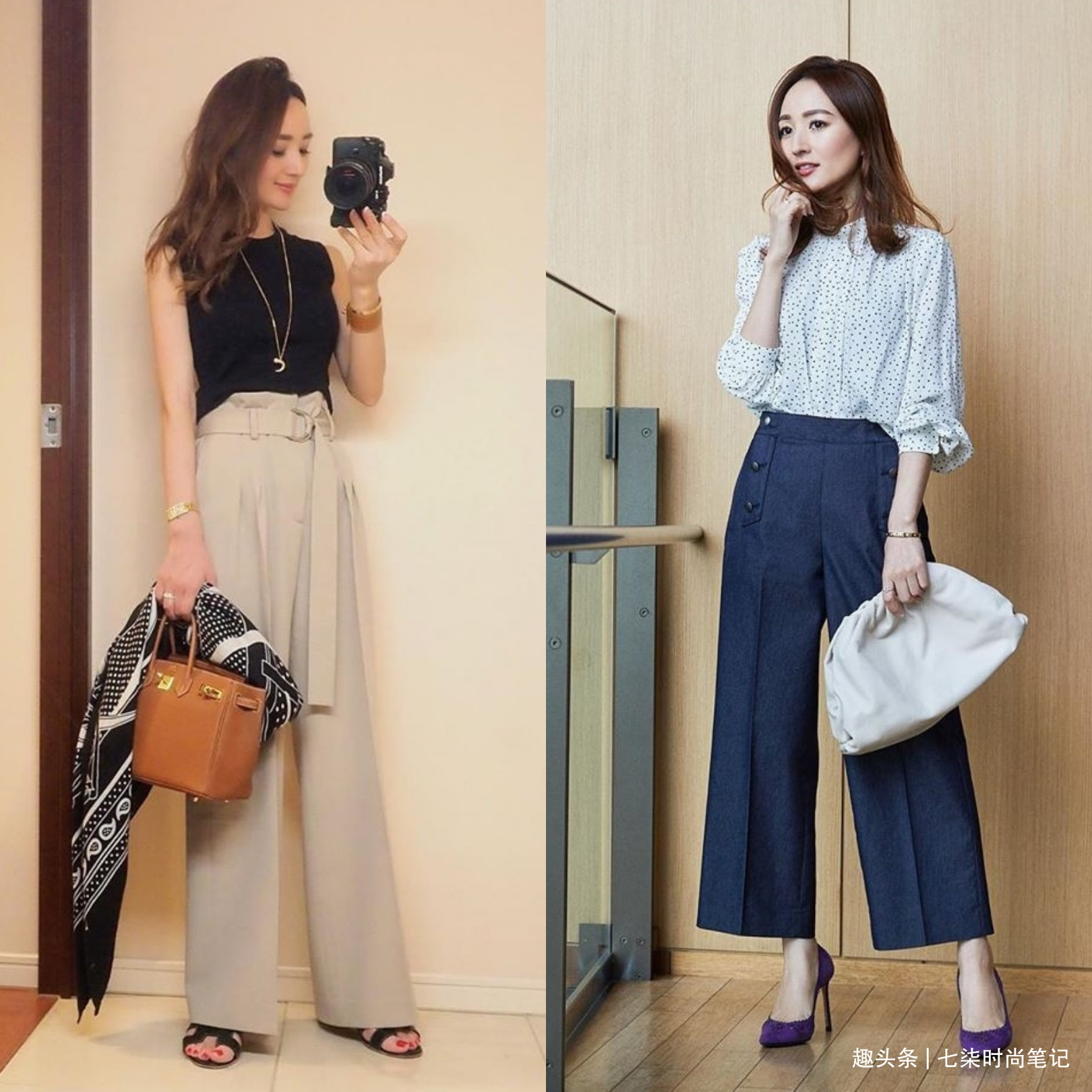 小个子 身高仅156cm,这位小个子辣妈的显高穿搭术,实用又时髦