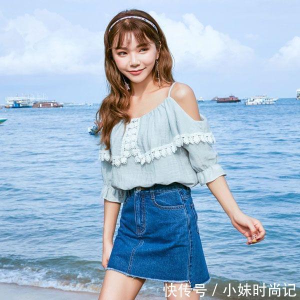 潮裤|夏季遮肉潮搭,气质上衣+显瘦潮裤,时髦减龄有气质