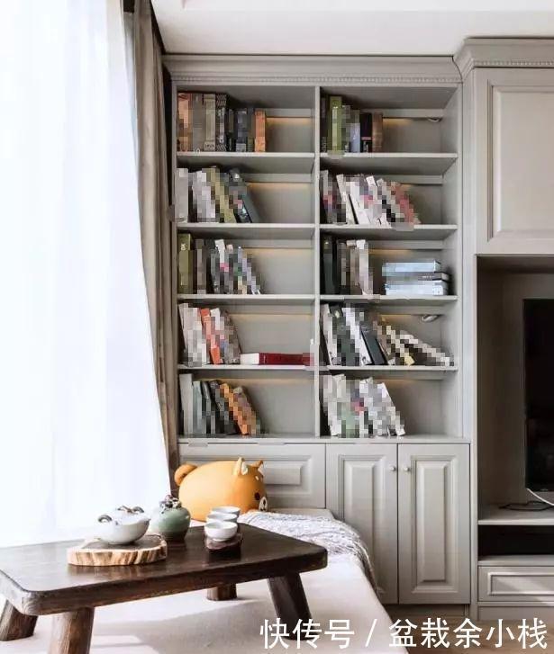 储物空间|老公硬把餐厅设“半堵墙”，客厅加个假飘窗，聪明极了！