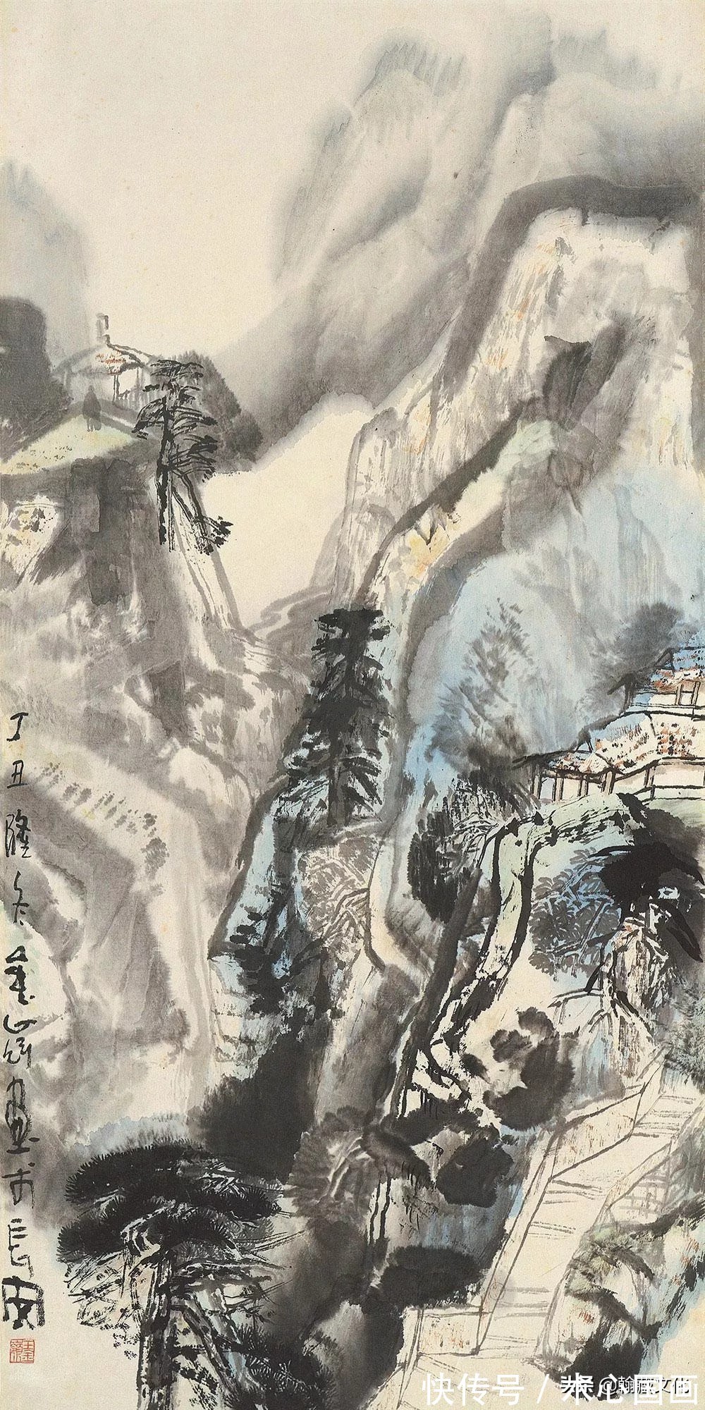 人与画$画家王金岭