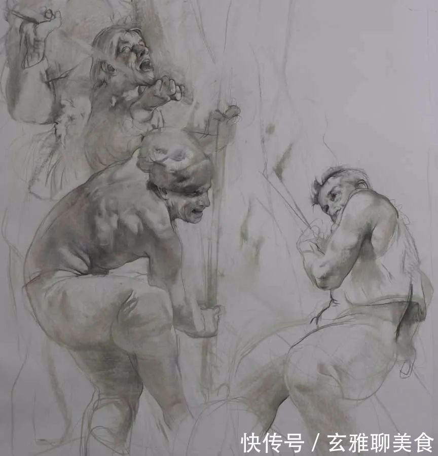 尼古拉&俄罗斯绘画大师级的素描和油画，恰到好处的美