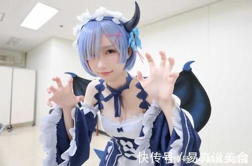 小恶魔雷姆|中国妹子cos小恶魔雷姆,连这个小细节都没错过,太敬业了