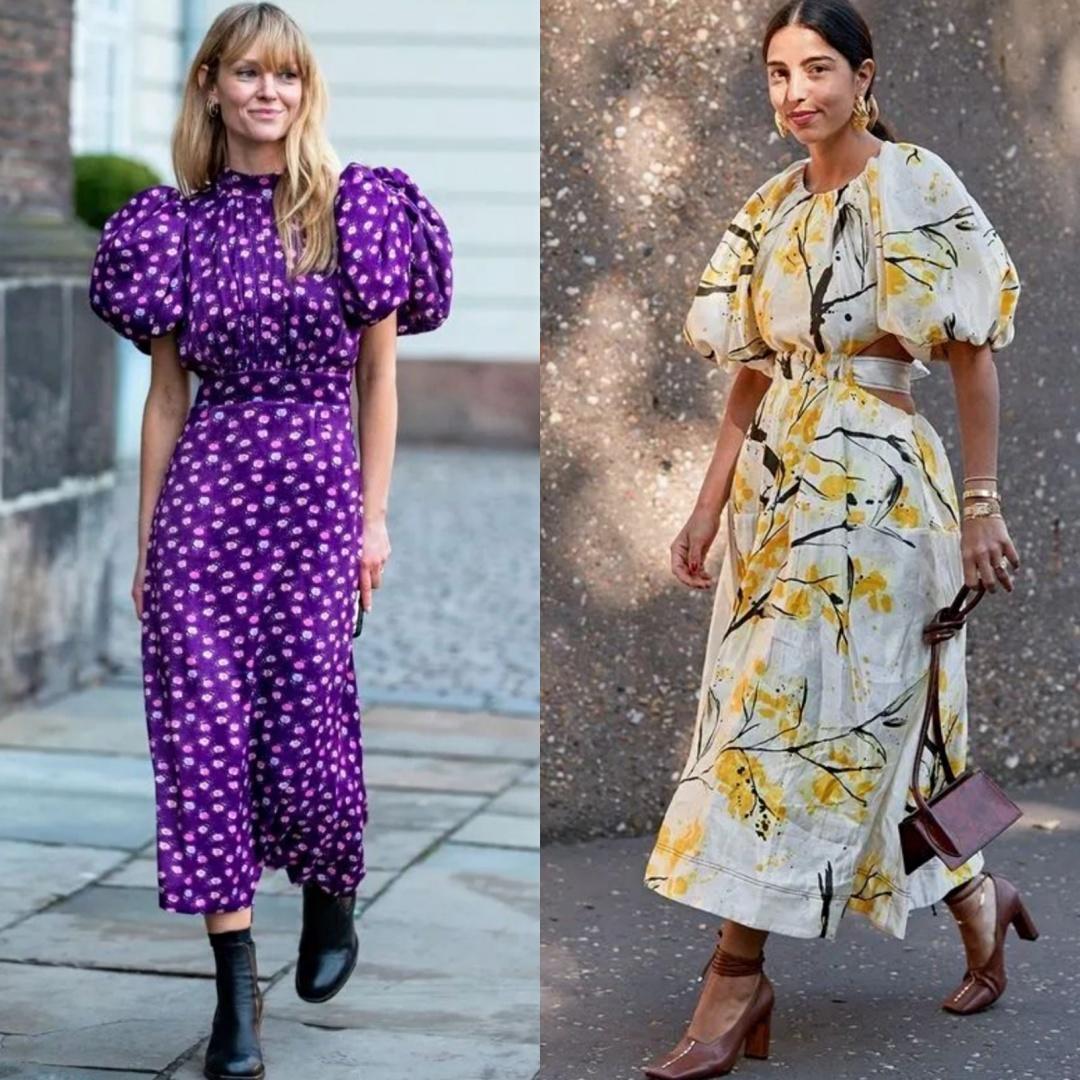 印花裙|日常出门来点印花裙?只要选对,就能避免花哨,既显level又高级