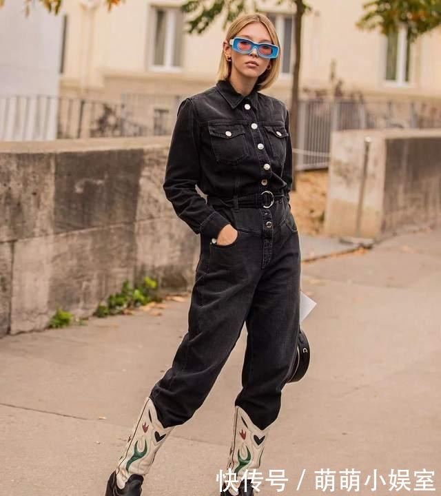 时尚|最近火了一种鞋子,叫“牛仔靴”,显瘦显高,搭大衣风衣都合适