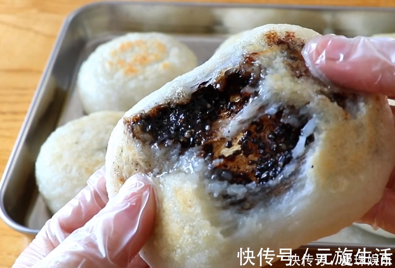 馅料|手工糯米糍粑糕南方特色做法，红糖流心馅，香甜软糯，简单易学