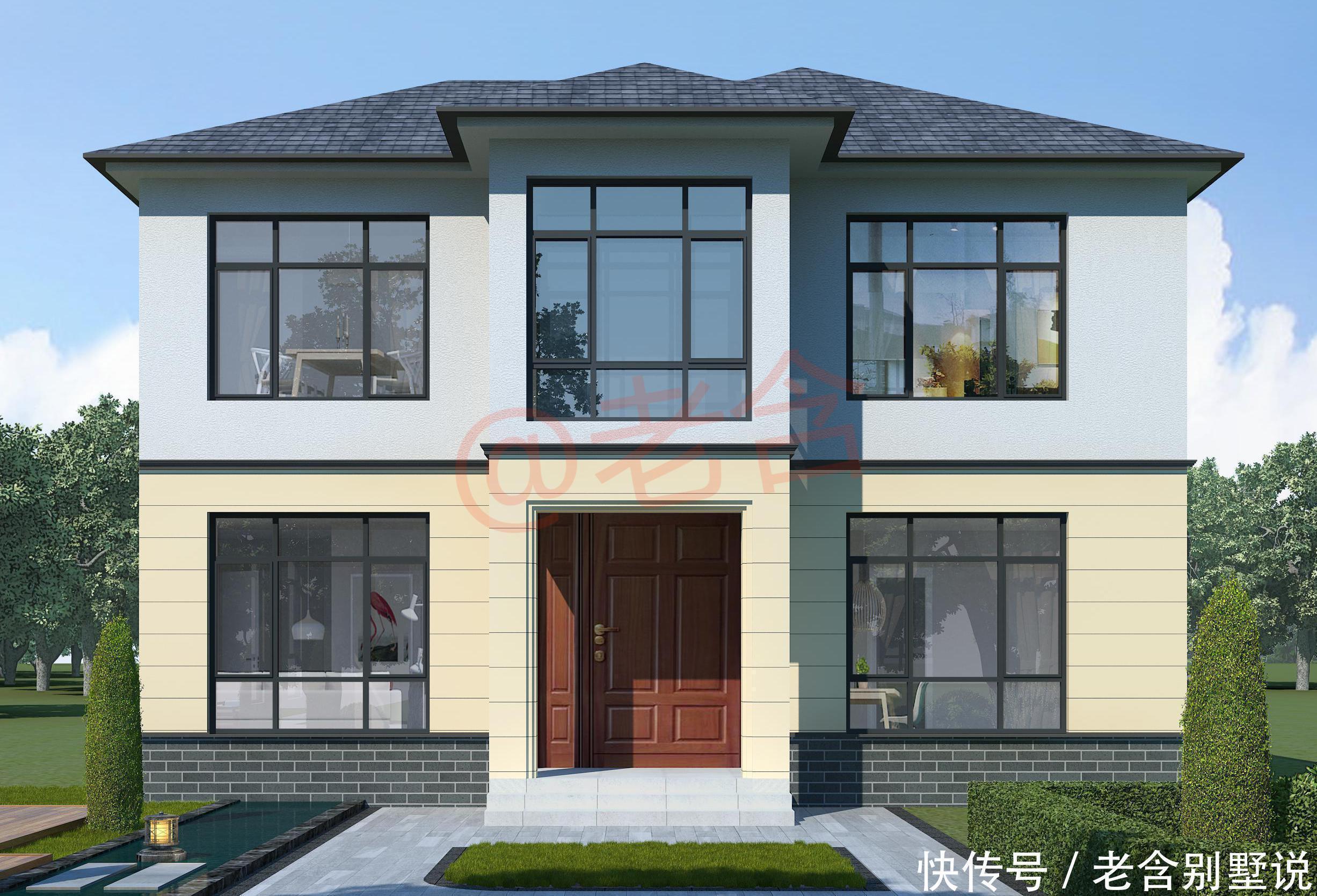 盖房|老妈给我20万回老家盖房，设计师推荐这2套建房图纸，哪套更适合