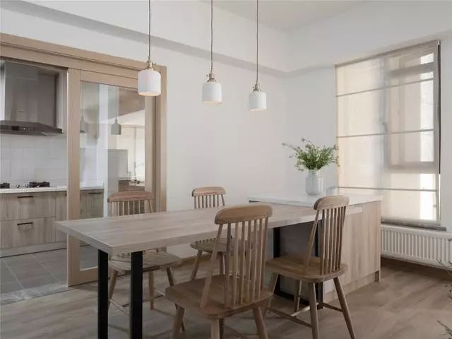 茶室|127㎡混搭新居，进门全景玄关，阳台改茶室，太迷人了