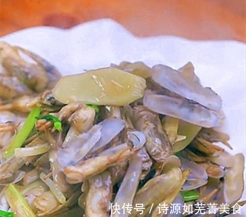 味道|美味的姜葱炒蛏子，新鲜食材配上简单的调料，才能保留自身的味道！