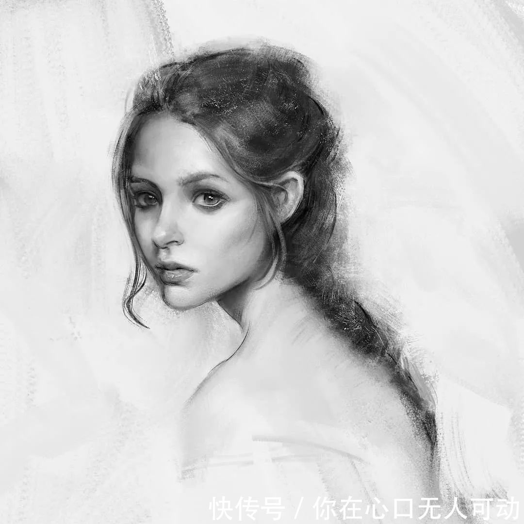 mandy!这三位艺术家的画中女子,楚楚动人,美若天仙