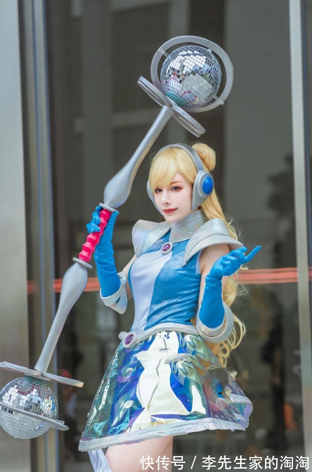 英雄联盟|cos:英雄联盟拉克丝科幻复古风cos正片@嚎哭深渊王者枫