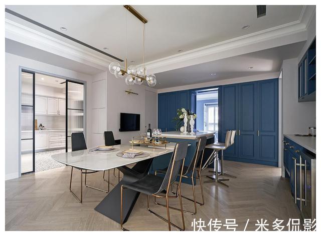 厨房|夫妻俩晒出210㎡新家,美式风的大气典雅,真的超有品味
