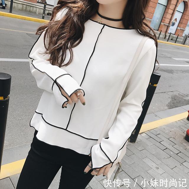 雪纺衫|少女们的清新春夏季,需要来一款又美又有特点的雪纺衫