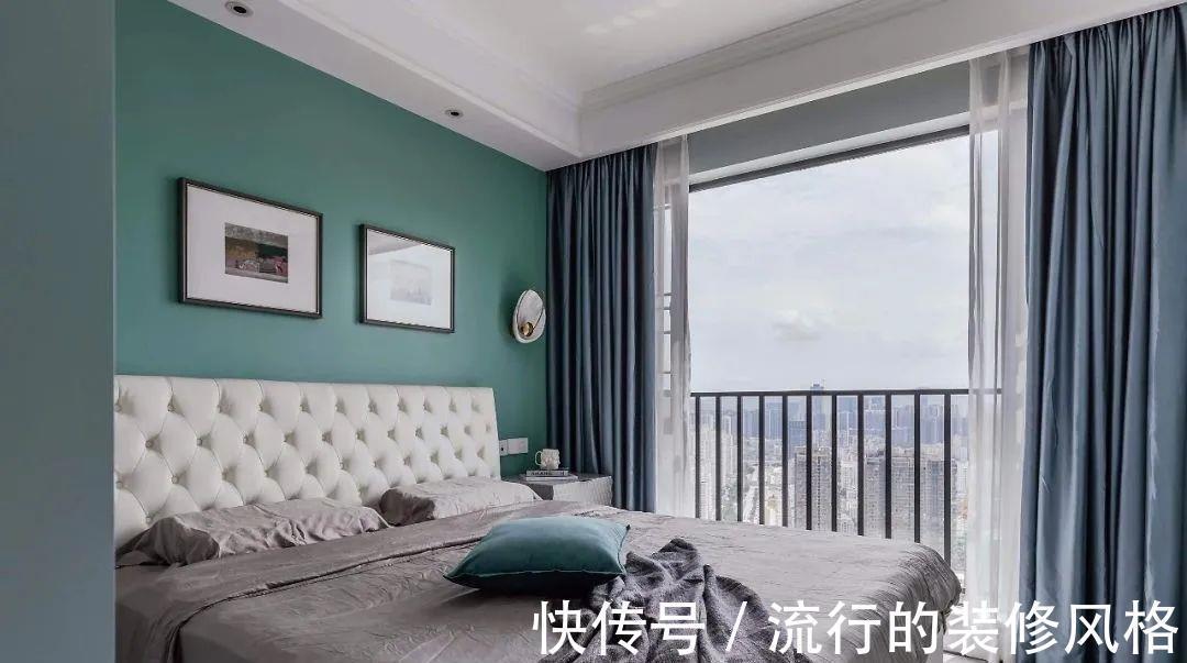 立体感|125㎡简约美式风，装修效果气度不凡，朋友看了都嫉妒！