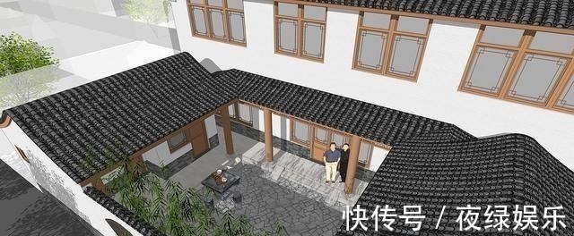 大空间|惊艳全村，这处自建四合院设计，堪称自建典范！