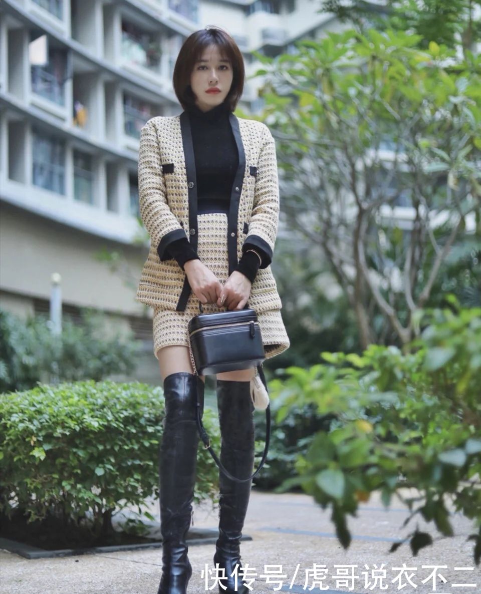 长靴显腿短?那是你还不会穿,这样搭配轻松穿出“大长腿”