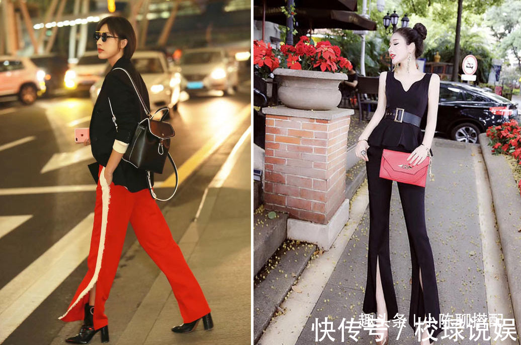 紧身裤 阔腿裤早过时了,今年流行“吃肉裤”,不仅时髦还显腿长,太美了