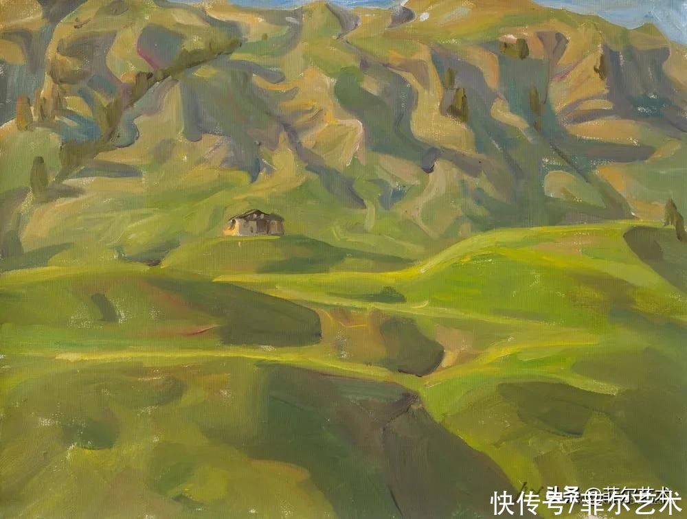 victori俄罗斯女画家维多利亚·哈尔琴科风景油画作品欣赏