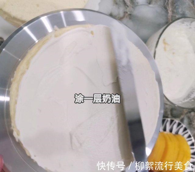 芒果|水果蛋糕，甜而不腻，好吃极了！