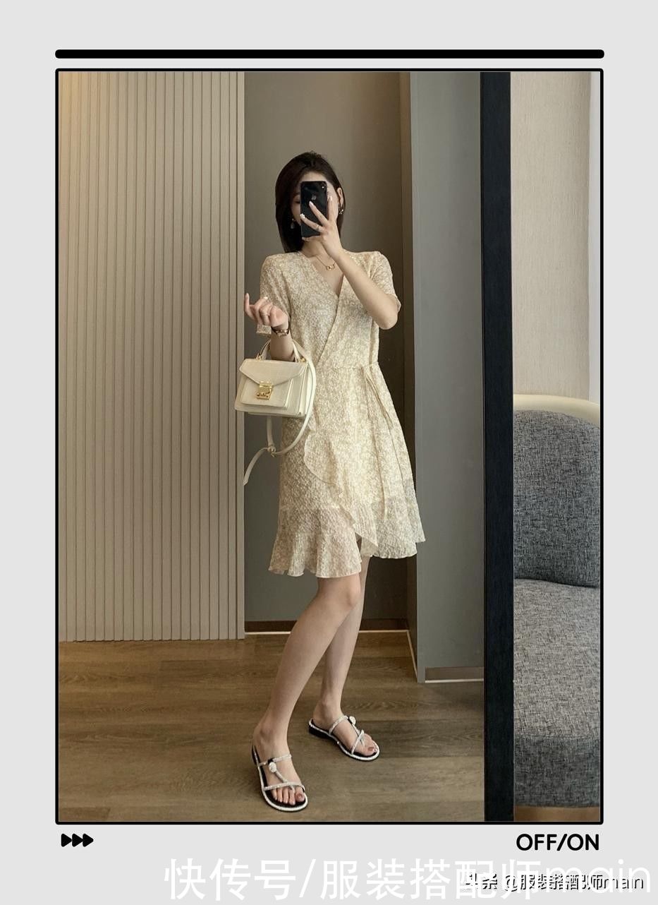 姜贞羽|今夏火爆时尚圈的3款印花裙，不仅显高还专治微胖身材