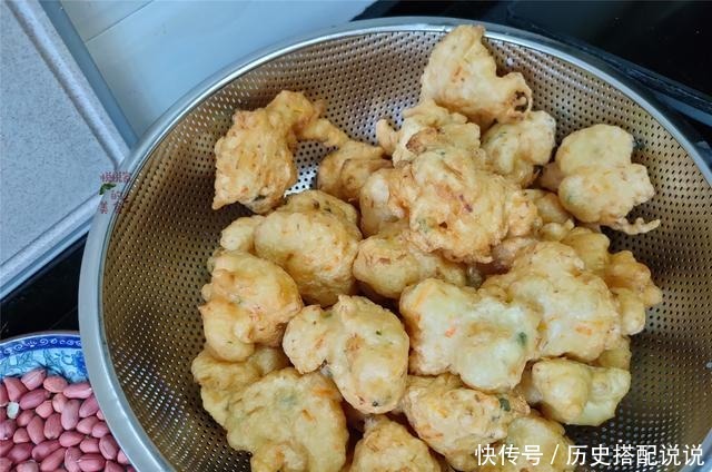 炸素丸子，还是这个方法最简单，松软鲜香，出锅后比肉丸子好吃