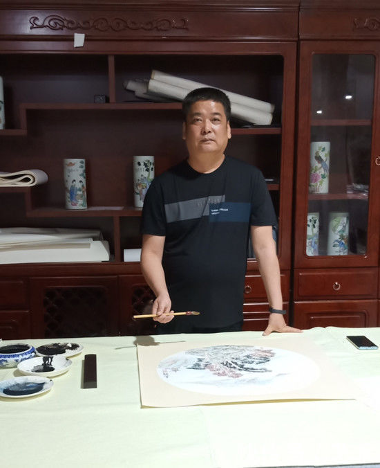 山东美术馆|著名画家李洪伟丨神工意匠 咫尺万里