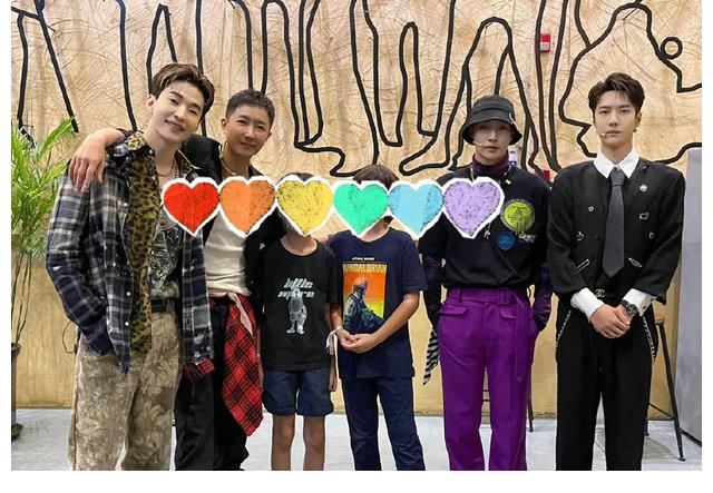 exo|王一博張藝興劉憲華韓庚合照，同是街舞達(dá)人