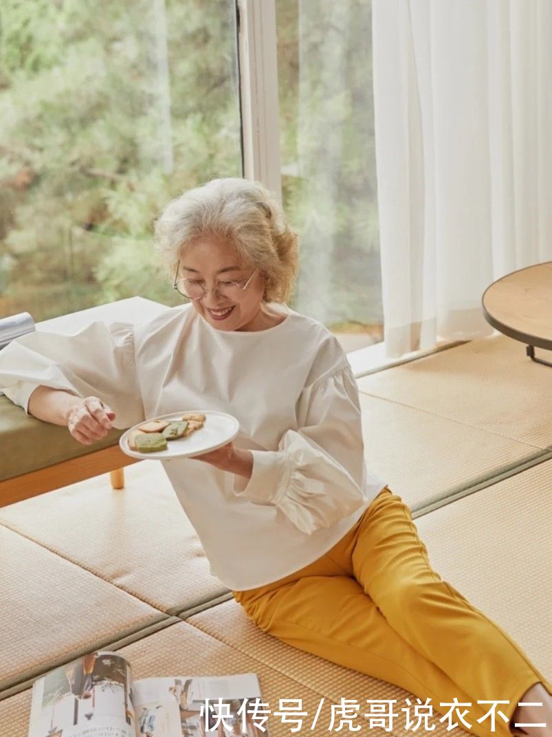 私服|上了年纪的奶奶辈，会搭配更年轻，素人奶奶的私服示范值得借鉴