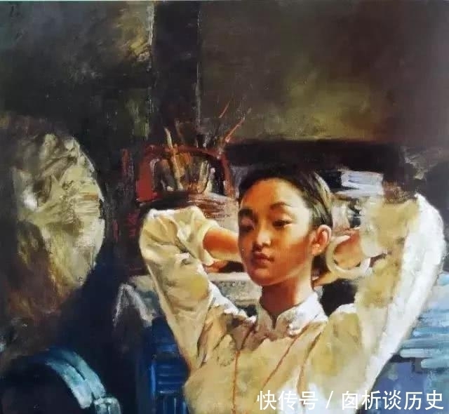 周迅18岁曾当人体模特,每幅油画都是艺术,最后一幅牺牲有点大