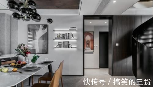 轻奢|130㎡最艺术的现代轻奢风格,这种设计太有意思了!