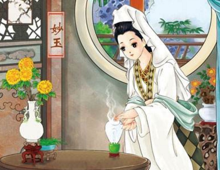 薛宝钗#整个贾府,妙玉只看得起这三人,没有贾母,也没有薛宝钗