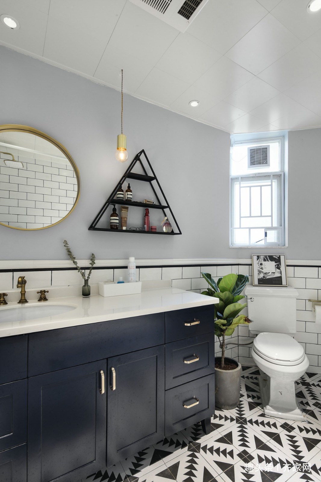 储物|107㎡北欧风,客餐厅一体,嵌入式储物,高效利用空间!